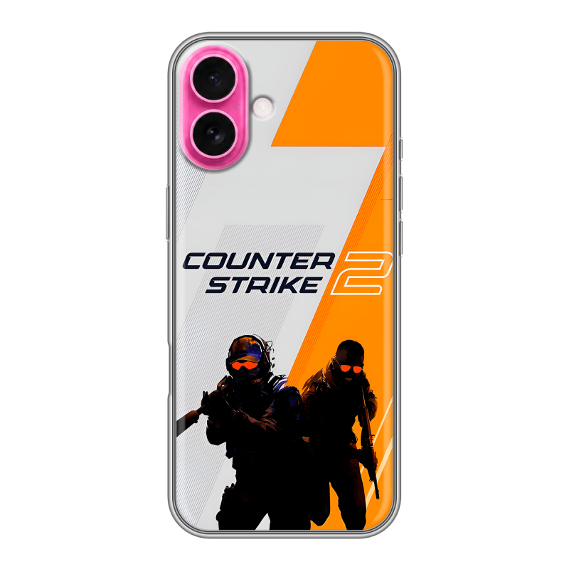 Силиконовый чехол на Iphone 18 с принтом Counter Strike Силиконовый чехол на Iphone 18 с принтом Counter Strike