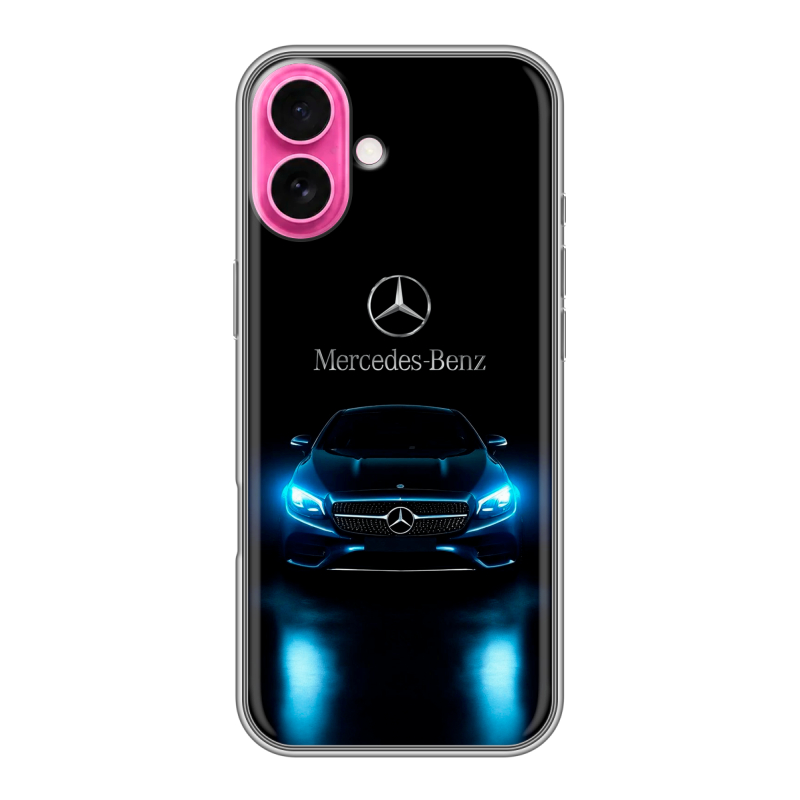 Силиконовый чехол на Iphone 18 с принтом Mercedes Мерседес Силиконовый чехол на Iphone 18 с принтом Mercedes Мерседес