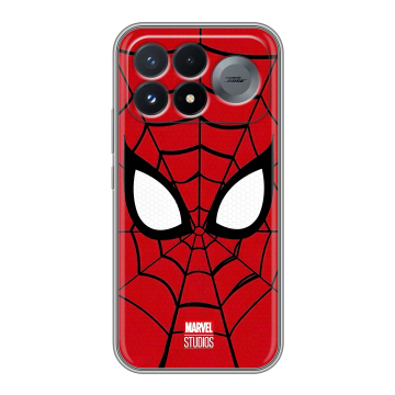 Силиконовый чехол на Poco F9 Pro с принтом человек паук spiderman