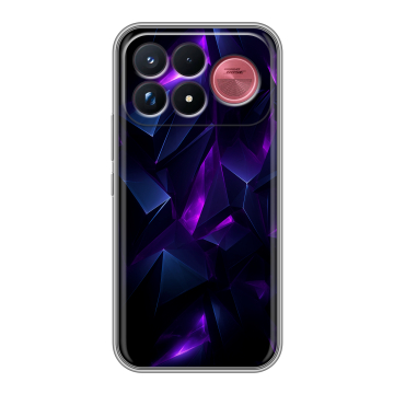 Силиконовый чехол на Poco F9 Ultra с принтом Абстракиция