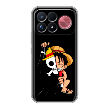 Силиконовый чехол на Poco F9 Ultra с принтом One Piece Ван Пис
