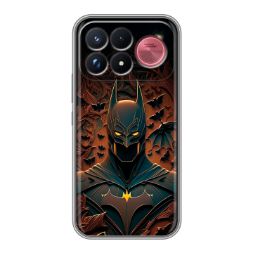 Силиконовый чехол на Poco F9 Ultra с принтом Batman Бэтмен