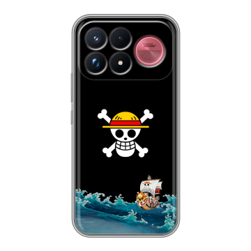 Силиконовый чехол на Poco F9 Ultra с принтом One Piece Ван Пис