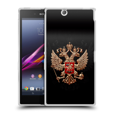 Силиконовый чехол на Sony Xperia Z Ultra с принтом Герб России Силиконовый чехол на Sony Xperia Z Ultra с принтом Герб России