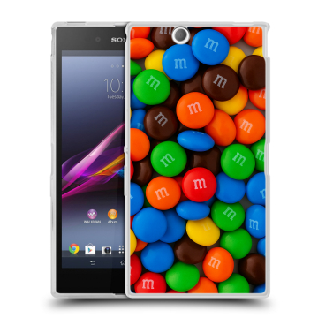 Силиконовый чехол на Sony Xperia Z Ultra с принтом Конфеты Силиконовый чехол на Sony Xperia Z Ultra с принтом Конфеты