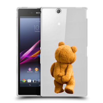 Силиконовый чехол на Sony Xperia Z Ultra с принтом Медведь Силиконовый чехол на Sony Xperia Z Ultra с принтом Медведь