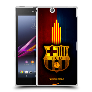 Силиконовый чехол на Sony Xperia Z Ultra с принтом Барселона Barcelona Силиконовый чехол на Sony Xperia Z Ultra с принтом Барселона Barcelona