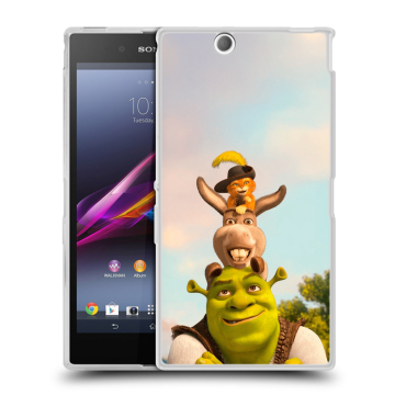 Силиконовый чехол на Sony Xperia Z Ultra  с принтом Шрек Shrek