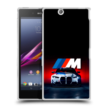 Силиконовый чехол на Sony Xperia Z Ultra с принтом БМВ BMW Силиконовый чехол на Sony Xperia Z Ultra с принтом БМВ BMW