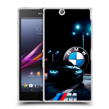 Силиконовый чехол на Sony Xperia Z Ultra с принтом БМВ BMW Силиконовый чехол на Sony Xperia Z Ultra с принтом БМВ BMW