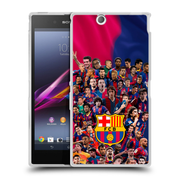 Силиконовый чехол на Sony Xperia Z Ultra с принтом Барселона Barcelona Силиконовый чехол на Sony Xperia Z Ultra с принтом Барселона Barcelona