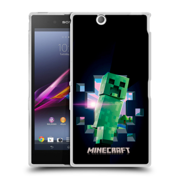 Силиконовый чехол на Sony Xperia Z Ultra с принтом Майнкрафт Minecraft Силиконовый чехол на Sony Xperia Z Ultra с принтом Майнкрафт Minecraft