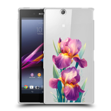 Силиконовый чехол на Sony Xperia Z Ultra  с принтом Цветы орхидеи