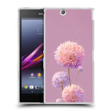 Силиконовый чехол на Sony Xperia Z Ultra с принтом Цветы Силиконовый чехол на Sony Xperia Z Ultra с принтом Цветы