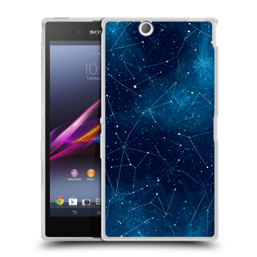 Силиконовый чехол на Sony Xperia Z Ultra  с принтом Космос звезды