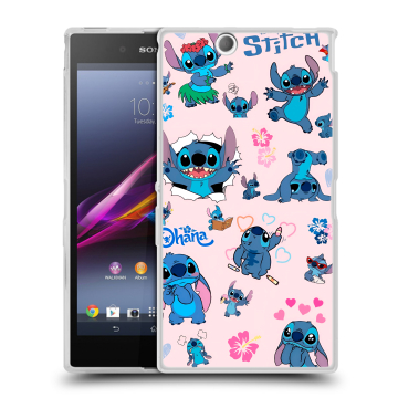 Силиконовый чехол на Sony Xperia Z Ultra с принтом Лило и Стич Силиконовый чехол на Sony Xperia Z Ultra с принтом Лило и Стич