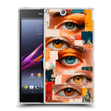 Силиконовый чехол на Sony Xperia Z Ultra  с принтом Модный принт