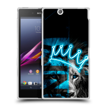 Силиконовый чехол на Sony Xperia Z Ultra с принтом Король лев Силиконовый чехол на Sony Xperia Z Ultra с принтом Король лев