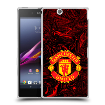 Силиконовый чехол на Sony Xperia Z Ultra с принтом Manchester United Силиконовый чехол на Sony Xperia Z Ultra с принтом Manchester United