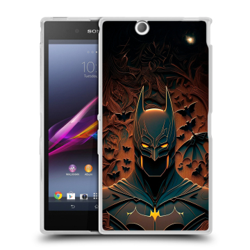 Силиконовый чехол на Sony Xperia Z Ultra с принтом Batman Бэтмен Силиконовый чехол на Sony Xperia Z Ultra с принтом Batman Бэтмен