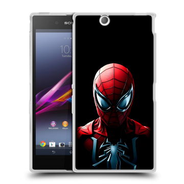 Силиконовый чехол на Sony Xperia Z Ultra с принтом Spiderman Человек паук Силиконовый чехол на Sony Xperia Z Ultra с принтом Spiderman Человек паук
