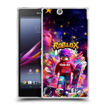 Силиконовый чехол на Sony Xperia Z Ultra с принтом Roblox Роблокс Силиконовый чехол на Sony Xperia Z Ultra с принтом Roblox Роблокс