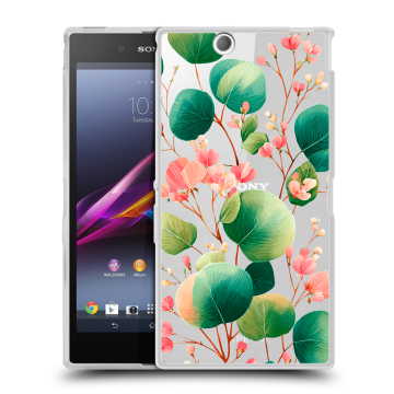 Силиконовый чехол на Sony Xperia Z Ultra с принтом женский Силиконовый чехол на Sony Xperia Z Ultra с принтом женский