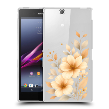 Силиконовый чехол на Sony Xperia Z Ultra с принтом для девушки Силиконовый чехол на Sony Xperia Z Ultra с принтом для девушки