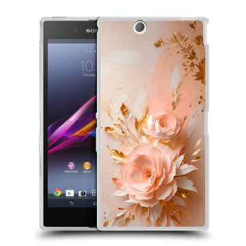 Силиконовый чехол на Sony Xperia Z Ultra с принтом женский Силиконовый чехол на Sony Xperia Z Ultra с принтом женский