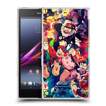 Силиконовый чехол на Sony Xperia Z Ultra с принтом Gravity Falls Гравити Фолз Силиконовый чехол на Sony Xperia Z Ultra с принтом Gravity Falls Гравити Фолз