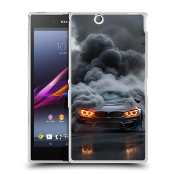 Силиконовый чехол на Sony Xperia Z Ultra с принтом BMW БМВ Силиконовый чехол на Sony Xperia Z Ultra с принтом BMW БМВ