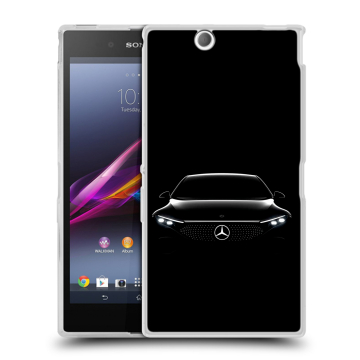 Силиконовый чехол на Sony Xperia Z Ultra с принтом Mercedes Мерседес Силиконовый чехол на Sony Xperia Z Ultra с принтом Mercedes Мерседес