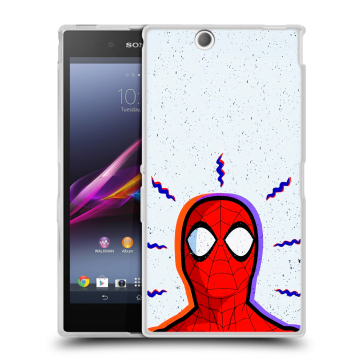 Силиконовый чехол на Sony Xperia Z Ultra с принтом Spiderman Человек паук Силиконовый чехол на Sony Xperia Z Ultra с принтом Spiderman Человек паук