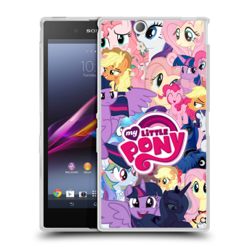 Силиконовый чехол на Sony Xperia Z Ultra с принтом My little pony Дружба чудо Силиконовый чехол на Sony Xperia Z Ultra с принтом My little pony Дружба чудо