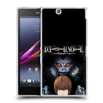 Силиконовый чехол на Sony Xperia Z Ultra с принтом Death note Тетрадь смерти Силиконовый чехол на Sony Xperia Z Ultra с принтом Death note Тетрадь смерти