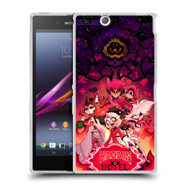 Силиконовый чехол на Sony Xperia Z Ultra с принтом Hazbin Hotel Отель Хазбин Силиконовый чехол на Sony Xperia Z Ultra с принтом Hazbin Hotel Отель Хазбин