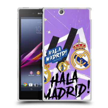 Силиконовый чехол на Sony Xperia Z Ultra с принтом Real Madrid Реал Мадрид Силиконовый чехол на Sony Xperia Z Ultra с принтом Real Madrid Реал Мадрид