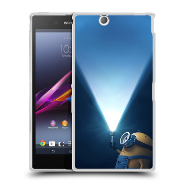 Силиконовый чехол на Sony Xperia Z Ultra с принтом Миньоны Силиконовый чехол на Sony Xperia Z Ultra с принтом Миньоны