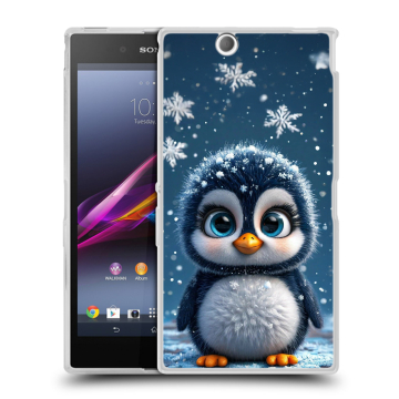 Силиконовый чехол на Sony Xperia Z Ultra  с принтом Новый год