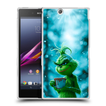 Силиконовый чехол на Sony Xperia Z Ultra  с принтом Новый год гринч