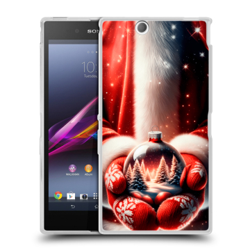 Силиконовый чехол на Sony Xperia Z Ultra  с принтом Новый год