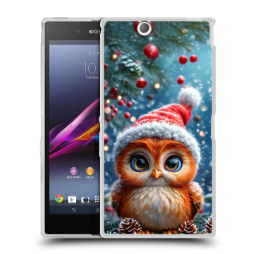 Силиконовый чехол на Sony Xperia Z Ultra с принтом Новый год Силиконовый чехол на Sony Xperia Z Ultra с принтом Новый год
