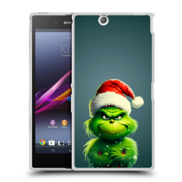 Силиконовый чехол на Sony Xperia Z Ultra с принтом Новый год Силиконовый чехол на Sony Xperia Z Ultra с принтом Новый год