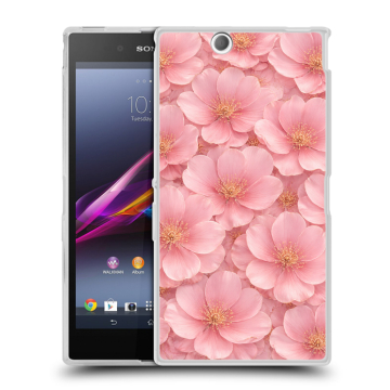 Силиконовый чехол на Sony Xperia Z Ultra с принтом женский Силиконовый чехол на Sony Xperia Z Ultra с принтом женский