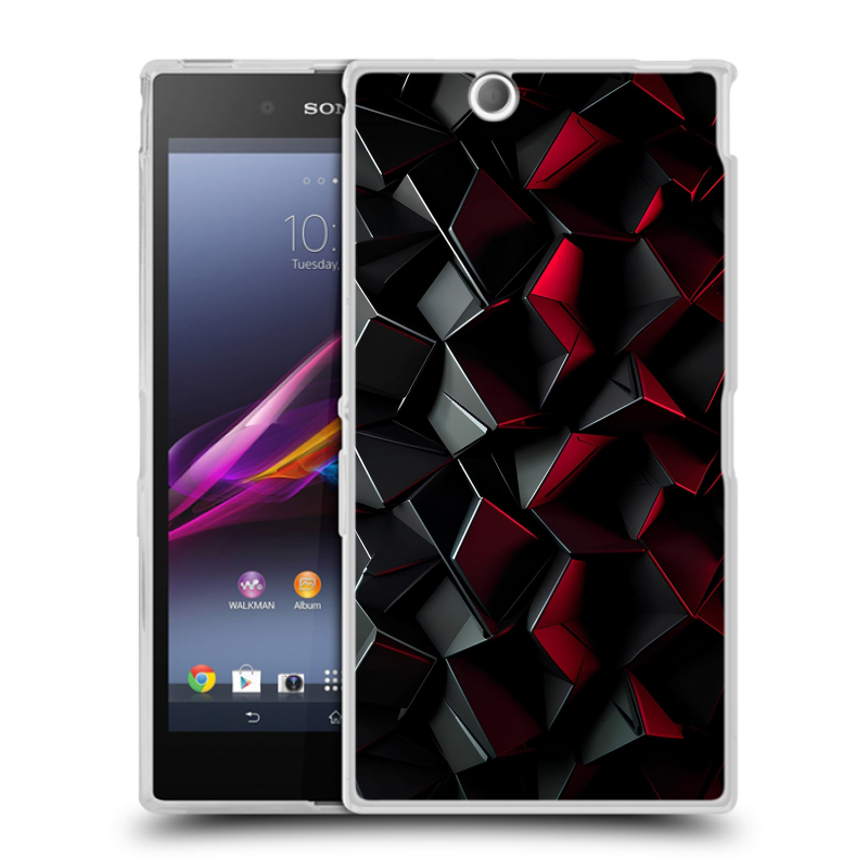 Силиконовый чехол на Sony Xperia Z Ultra с принтом Абстракция Силиконовый чехол на Sony Xperia Z Ultra с принтом Абстракция