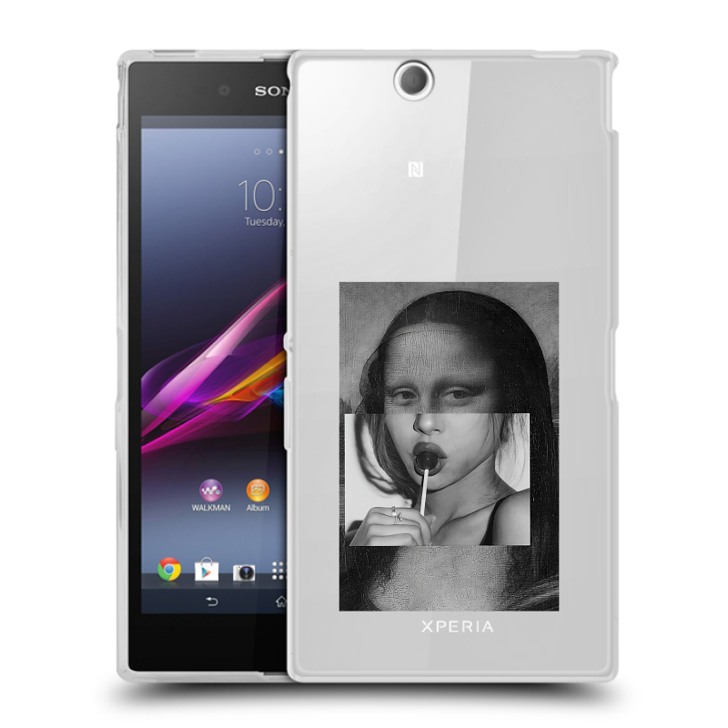 Силиконовый чехол на Sony Xperia Z Ultra с принтом Мона Лиза Силиконовый чехол на Sony Xperia Z Ultra с принтом Мона Лиза