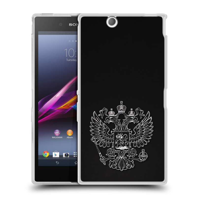 Силиконовый чехол на Sony Xperia Z Ultra с принтом Герб России Силиконовый чехол на Sony Xperia Z Ultra с принтом Герб России