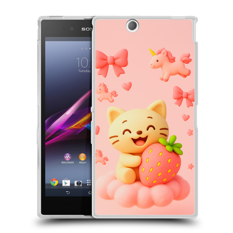 Силиконовый чехол на Sony Xperia Z Ultra с принтом для девочек Силиконовый чехол на Sony Xperia Z Ultra с принтом для девочек