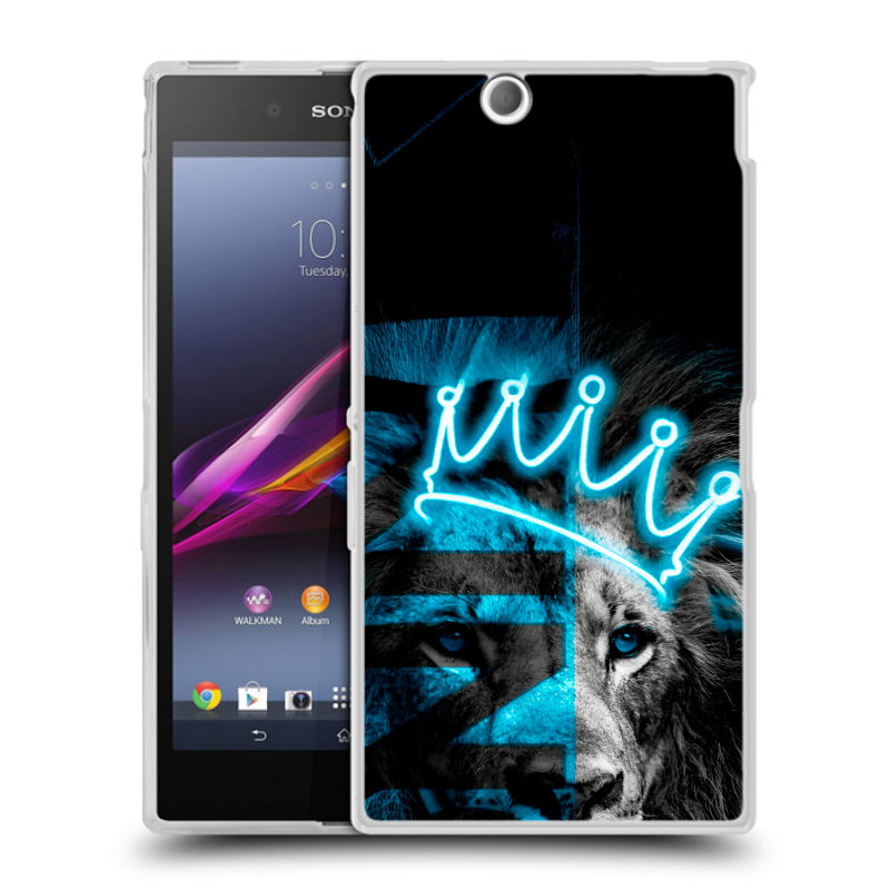 Силиконовый чехол на Sony Xperia Z Ultra с принтом Король лев Силиконовый чехол на Sony Xperia Z Ultra с принтом Король лев