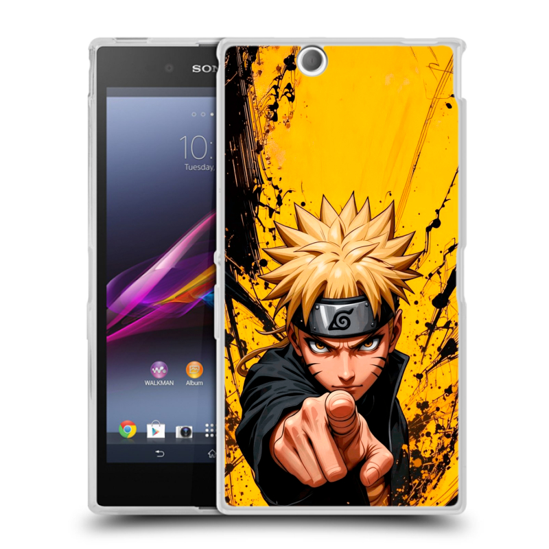 Силиконовый чехол на Sony Xperia Z Ultra с принтом Naruto Наруто Силиконовый чехол на Sony Xperia Z Ultra с принтом Naruto Наруто